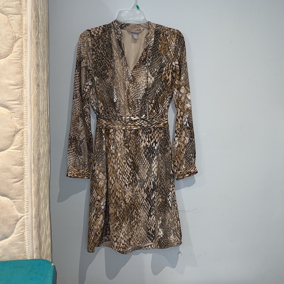 H&M snake print dress. US 2. - Picture 3 of 6
